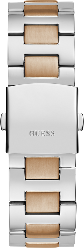 Montre Guess Homme GW0703G4 Equity Acier Bicolore Argent/Or Rose, Cadran Anthracite vue 4