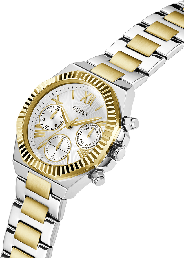 Montre Femme Guess Equality GW0769L3 Acier Bicolore Multifonctions vue 2
