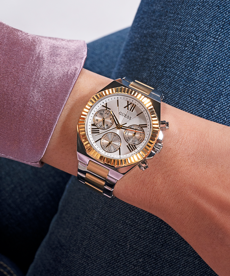 Montre Femme Guess Equality GW0769L3 Acier Bicolore Multifonctions vue 5