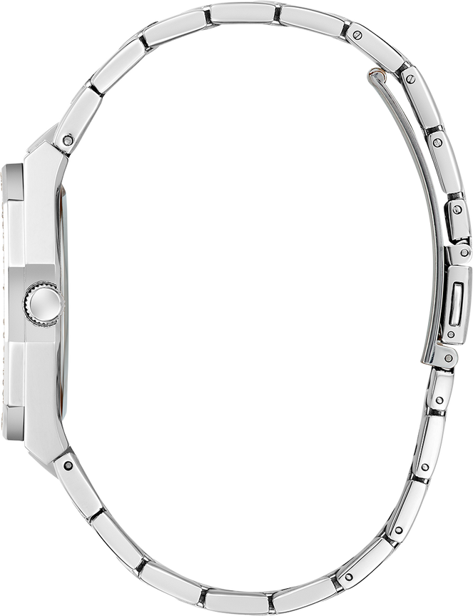 Montre Guess Desire GW0770L1 pour Femme, Cadran Bleu Nacré, Bracelet Acier Argenté vue 2