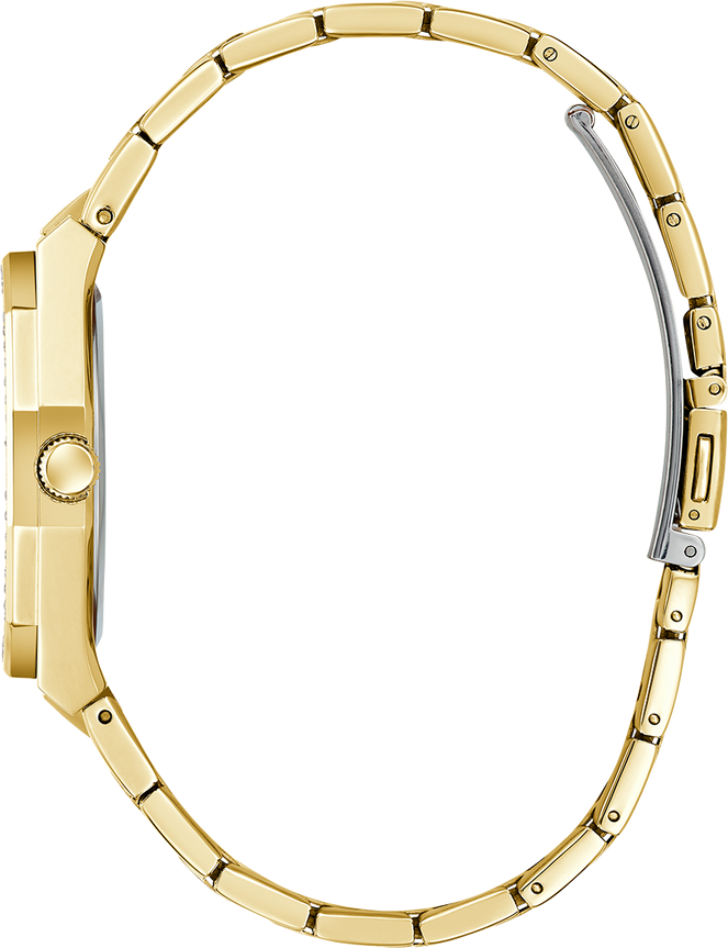 Montre Guess Desire GW0770L2 pour Femme, Cadran Vert Nacré, Bracelet Acier Doré vue 2