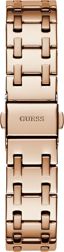 Montre Femme Guess Desire GW0770L3 - Cadran Rouge Bordeaux Nacré, Bracelet Acier Or Rose vue 3