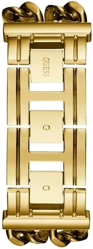 Montre Guess U1117L5 Heavy Metal - Cadran noir, bracelet chaîne or - Pour femme vue 2