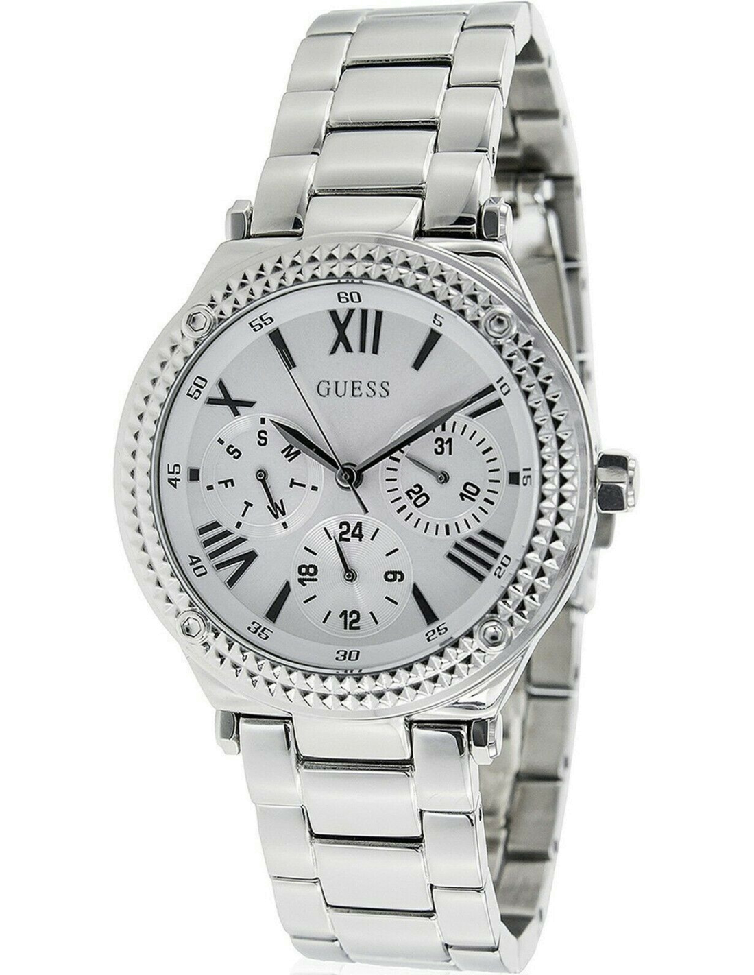 Montre Femme Guess W0331L1 en Acier Argenté Multifonction