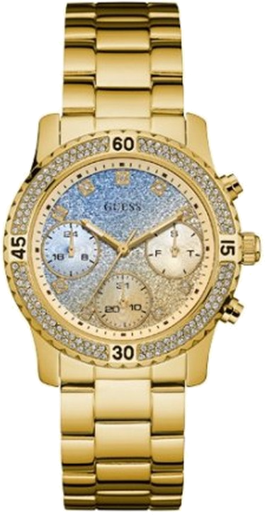 Montre Femme Guess W0774L2 Cadran Multicolore Confetti en Acier Doré