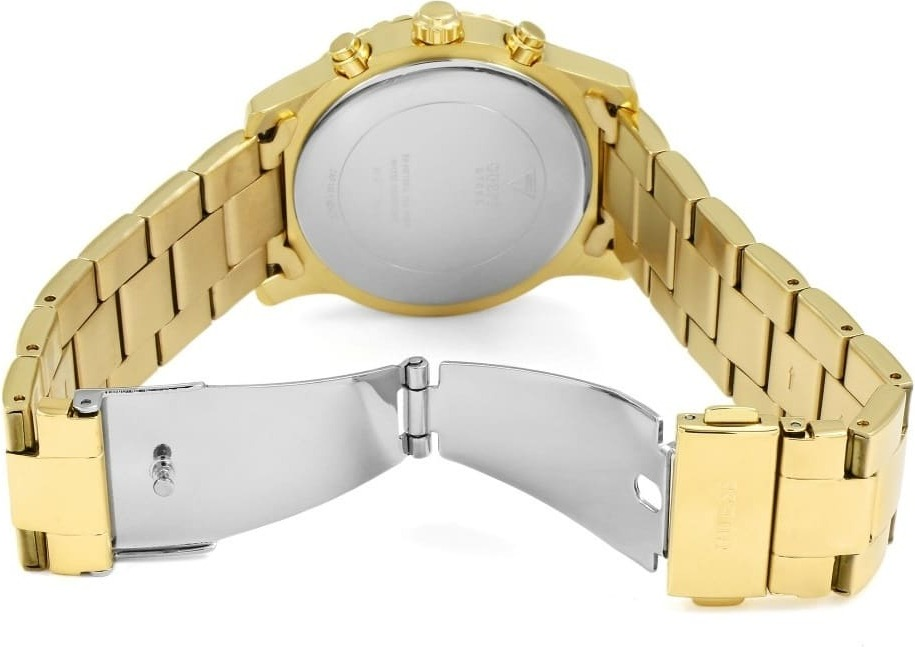 Montre Femme Guess W0774L5 en acier doré jaune avec cadran à cristaux vue 4