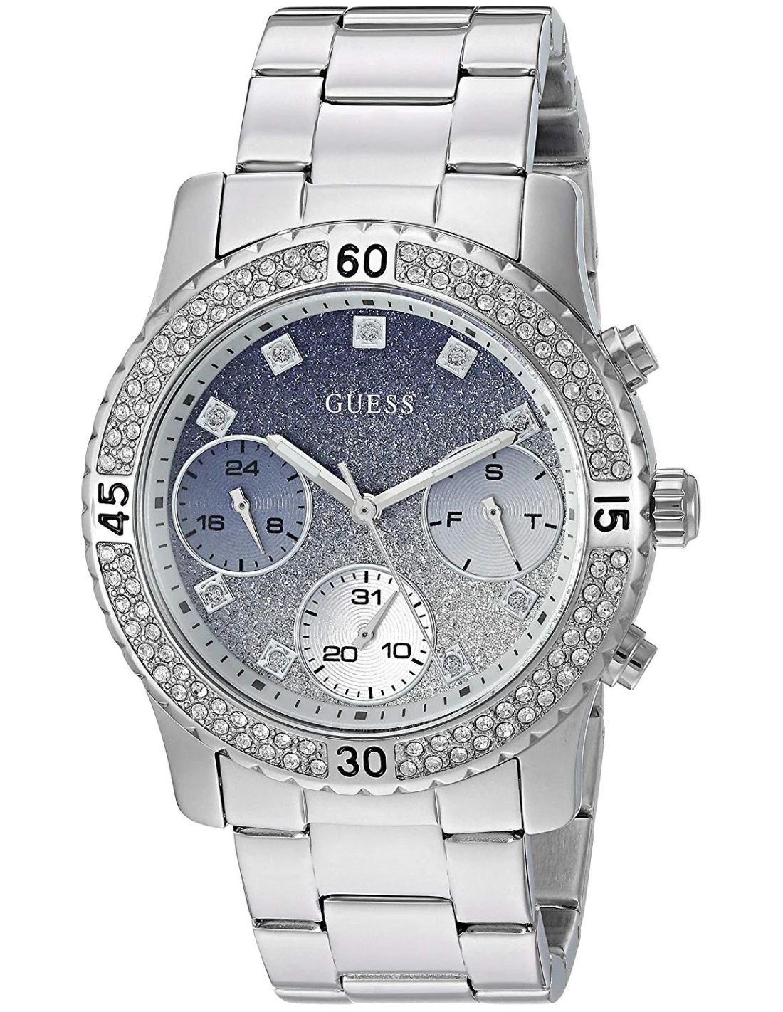 Montre Guess W0774L6 en Acier avec Cadran Poudre de Cristaux