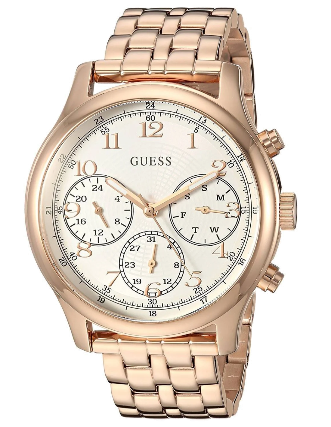 Montre Femme Guess W1018L3 Taylor en Acier Rose Gold et Cristaux