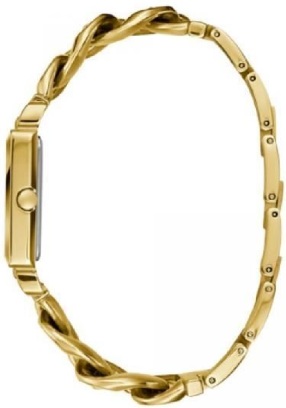 Montre Guess W1029L2 Vanity pour Femme en Acier Doré - Boîtier Rectangulaire vue 4