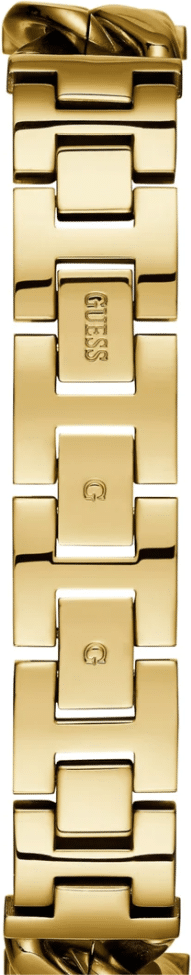 Montre Femme Guess Vanity W1030L2 - Boîtier Carré Acier Doré avec Cristaux vue 3