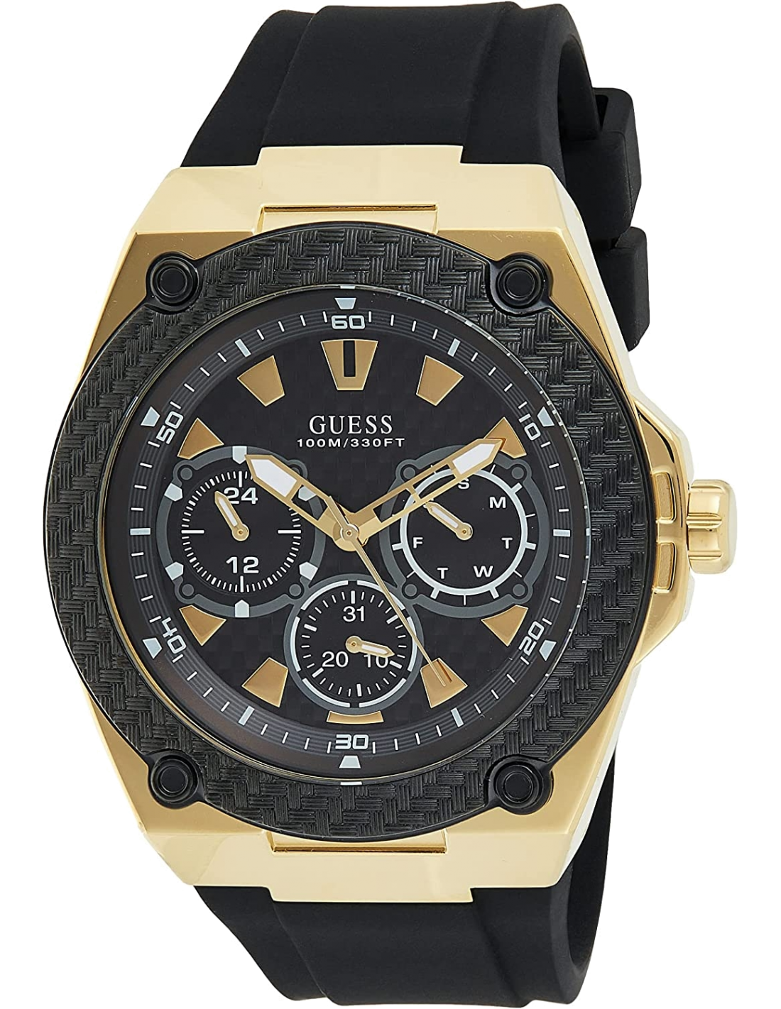 Montre Homme Guess Legacy Chronographe Acier Noir W1049G5