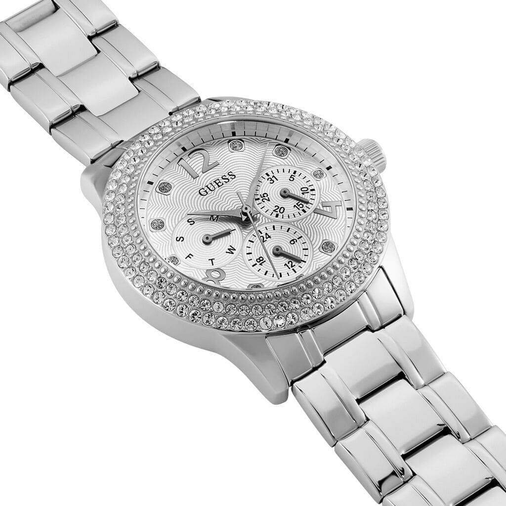 Montre Femme Guess W1097L1 Bedazzle Acier Inoxydable Argent vue 2