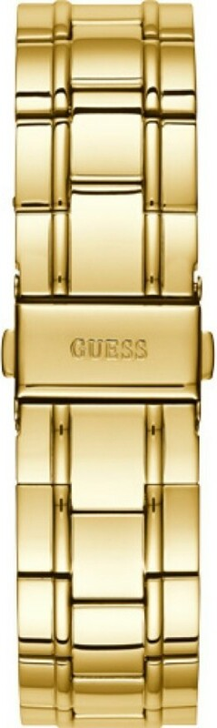Montre Femme Guess W1097L2 Dorée à Cristaux - Bracelet Scintillant vue 4