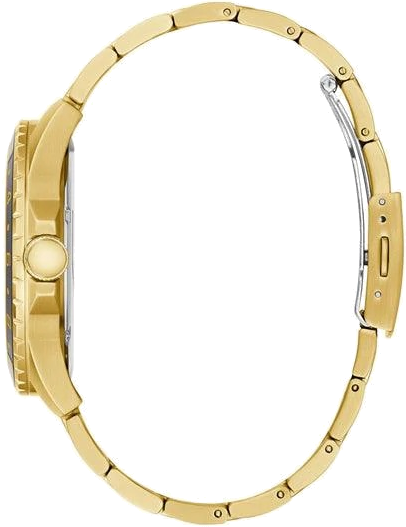 Montre Homme Guess W1107G4 Acier Doré Cadran Noir Multifonction vue 2