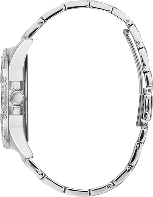 Montre-Bijou Guess W1156L1 pour Femme en Acier Argenté avec Strass vue 2