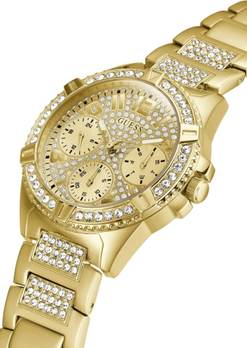 Montre Femme Guess W1156L2 en Acier Doré avec Strass vue 2