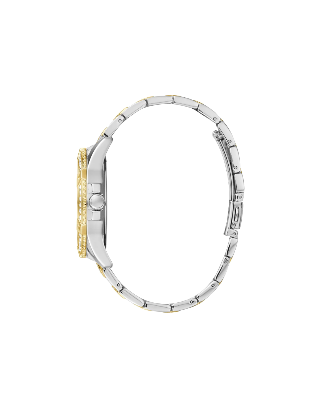 Montre Femme Guess W1156L5 Lady Frontier en Acier Argenté avec Cristaux vue 2