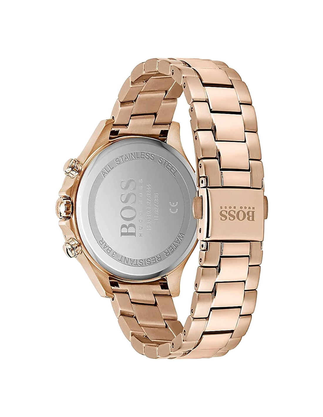 Montre Hugo Boss 1502592 en acier or rose et cristaux Swarovski vue 3