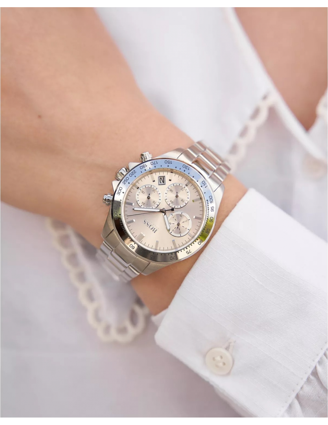 Montre Hugo Boss 1502615 Sport Lux Cadran Rose Corail Acier vue 3