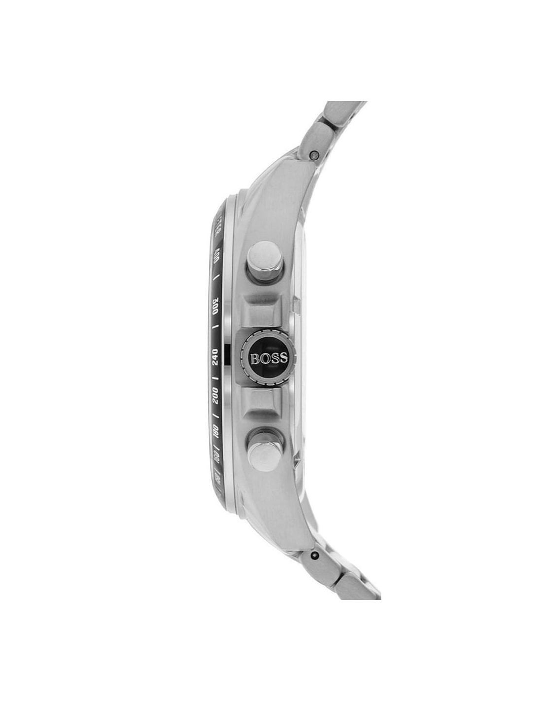 Montre Homme Hugo Boss 1513080 Acier Argenté Cadran Noir vue 2