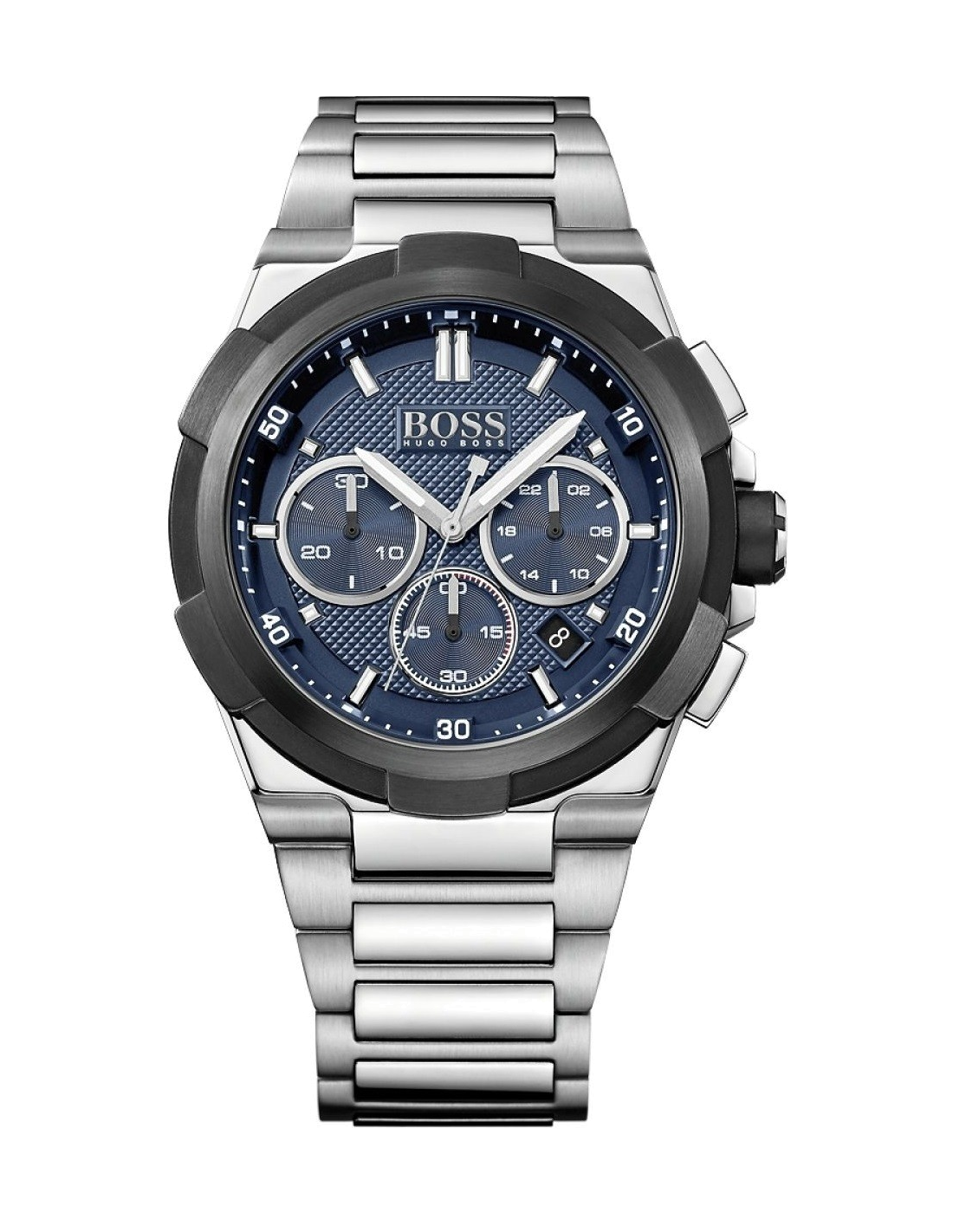 Montre Homme Hugo Boss 1513360 Chronographe Acier Cadran Bleu