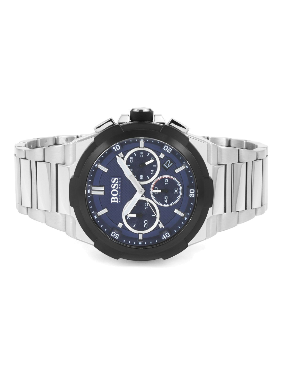 Montre Homme Hugo Boss 1513360 Chronographe Acier Cadran Bleu vue 2