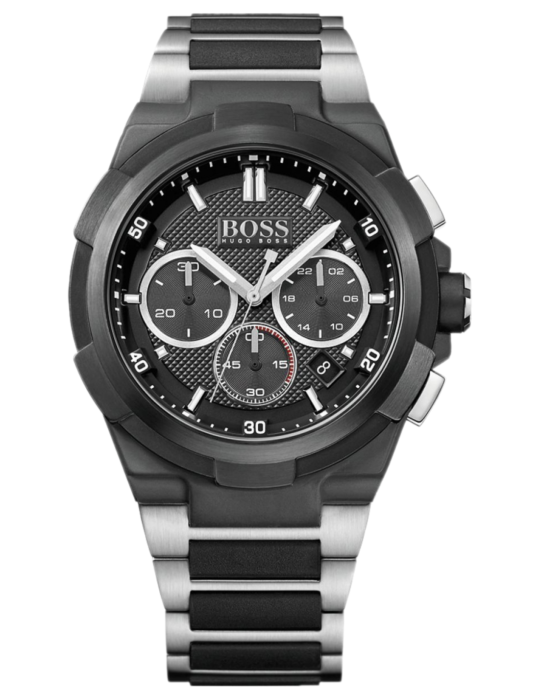 Montre Hugo Boss Homme 1513368 Acier Inoxydable Cadran Gris Sport