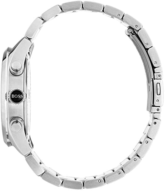 Montre Homme Hugo Boss 1513477 Chronographe Sport Cadran Noir Acier vue 3