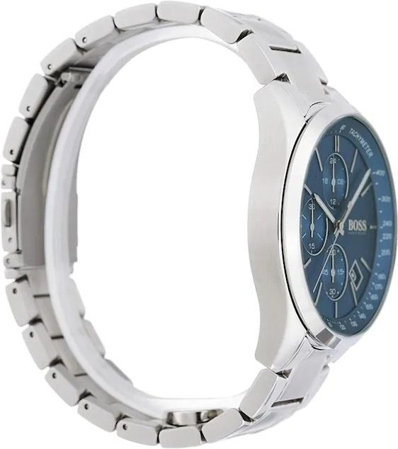 Montre Homme Hugo Boss 1513478 Chronomètre Cadran Bleu Acier vue 3