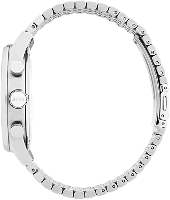 Montre Homme Hugo Boss 1513498 Chronographe Acier Cadran Bleu Électrique vue 3