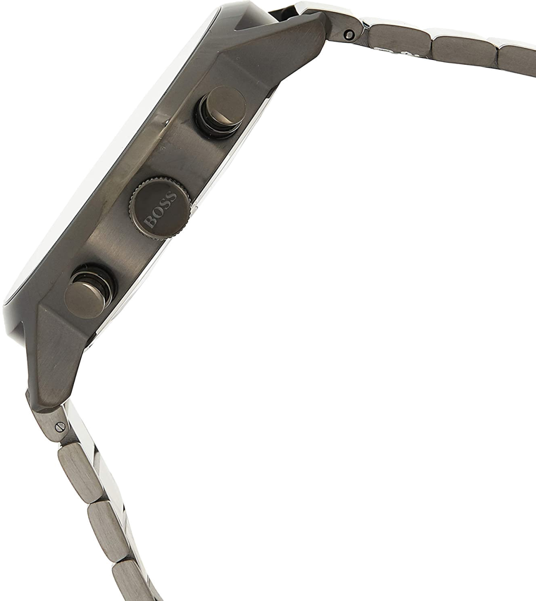 Montre Homme Hugo Boss Architectural 1513574 Acier Gris Brossé Cadran Bleu Chronographe vue 2