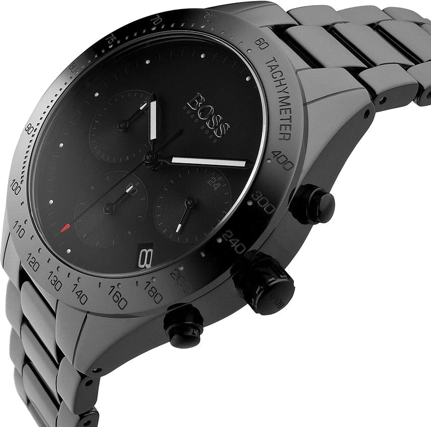 Montre Homme Hugo Boss 1513581 Chronographe Acier Noir vue 4