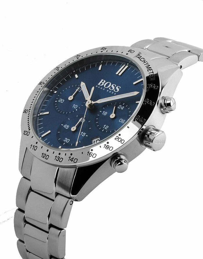 Montre Homme Hugo Boss 1513582 Chronographe Sport Acier Cadran Bleu vue 2