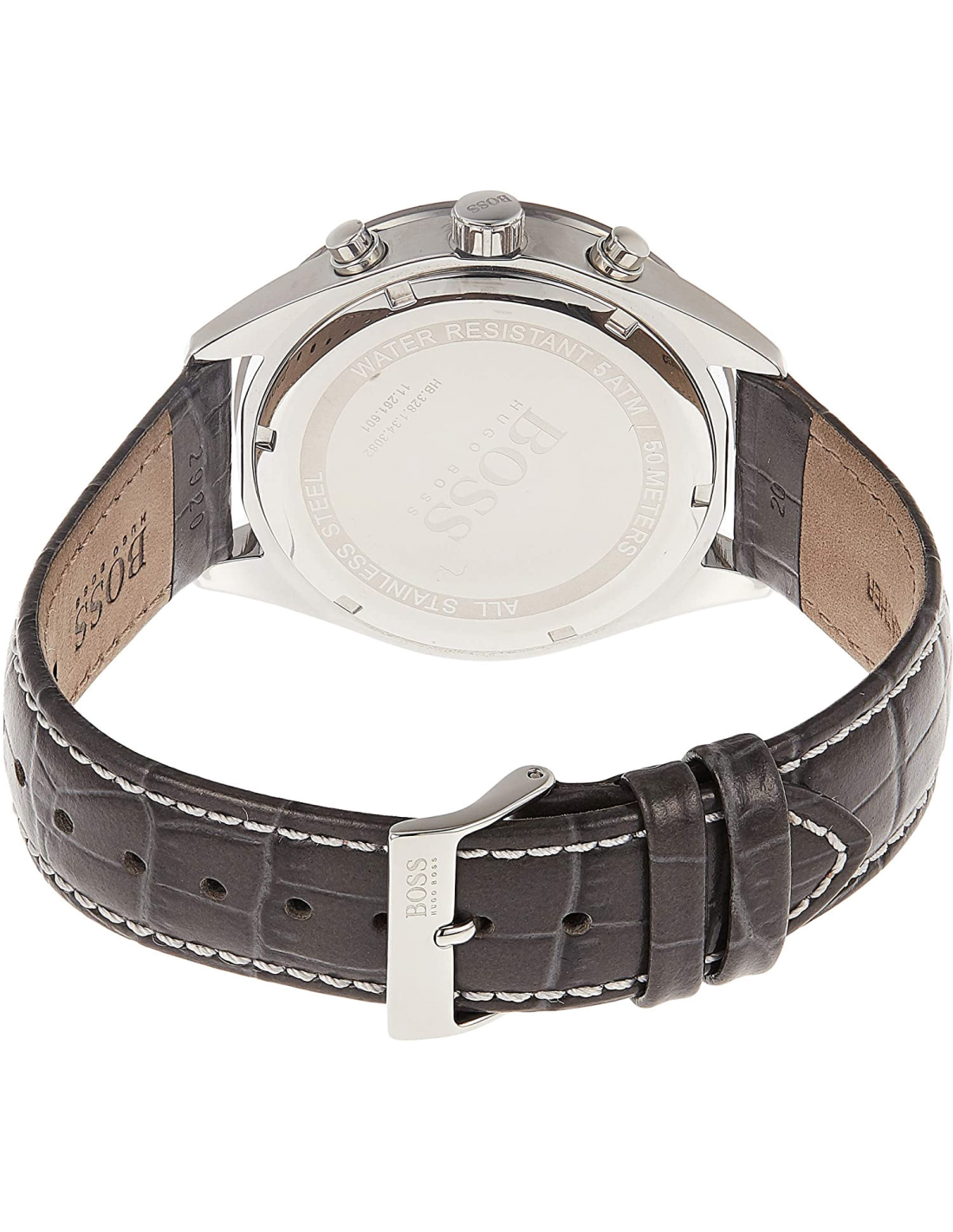 Montre Homme Hugo Boss Talent 1513659 Chronographe Acier et Cuir Noir vue 3