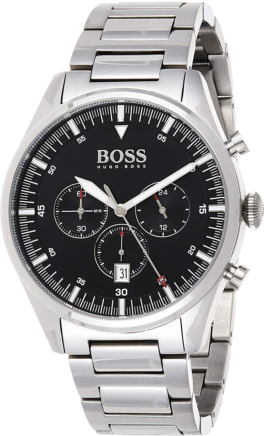 Montre Homme Hugo Boss 1513712 Chronographe Acier Inoxydable Cadran Noir