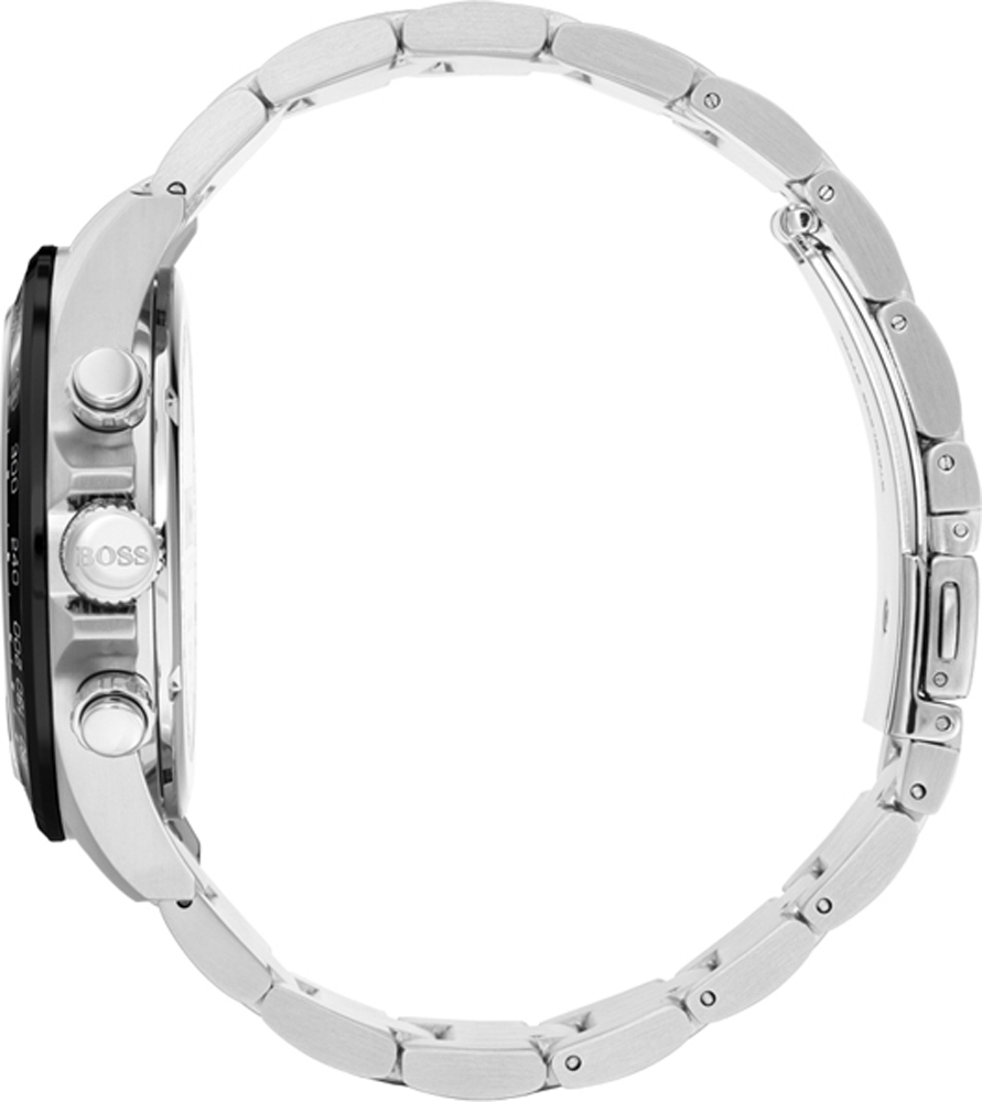 Montre Homme Hugo Boss Hero 1513757 Chronographe Acier Bicolore Or Rose et Argent vue 3