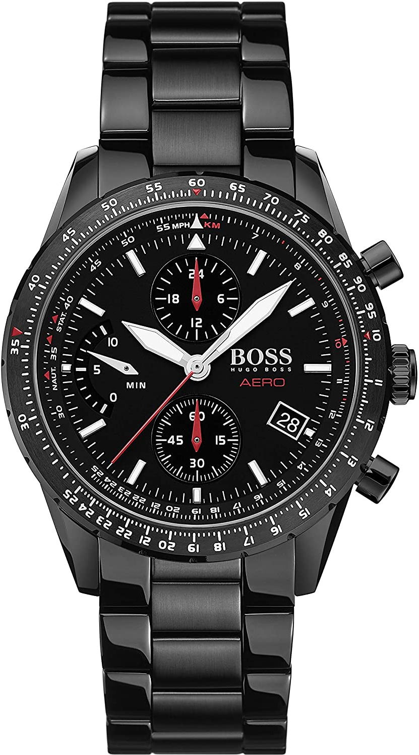 Montre Homme Hugo Boss 1513771 Chronographe Cadran et Bracelet Bleu