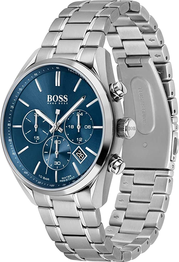 Montre Homme Hugo Boss Champion 1513818 bracelet acier vue 2