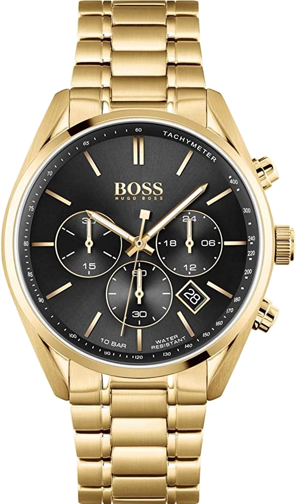 Montre Homme Hugo Boss Champion 1513848 en acier doré jaune