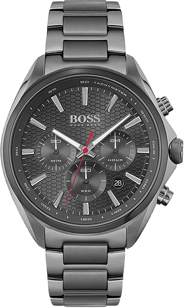 Montre Homme Hugo Boss Distinct Chrono 1513858 - Chronographe Quartz Gris Acier