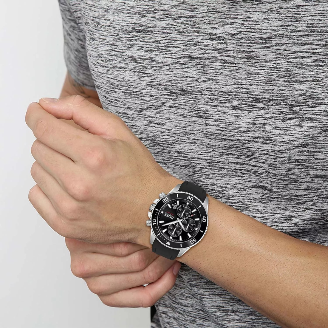 Montre Homme Hugo Boss Admiral 1513912 Chronographe Quartz Noir vue 6