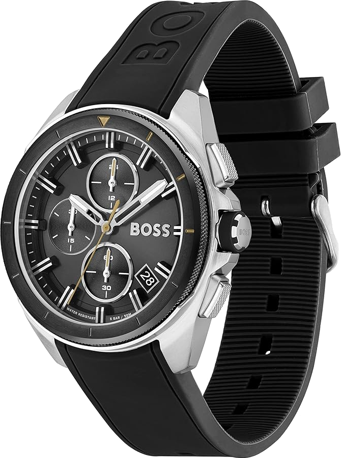 Montre Homme Hugo Boss Athleisure Volane Noire 1513953 - Cadran 44mm, Bracelet Silicone vue 2