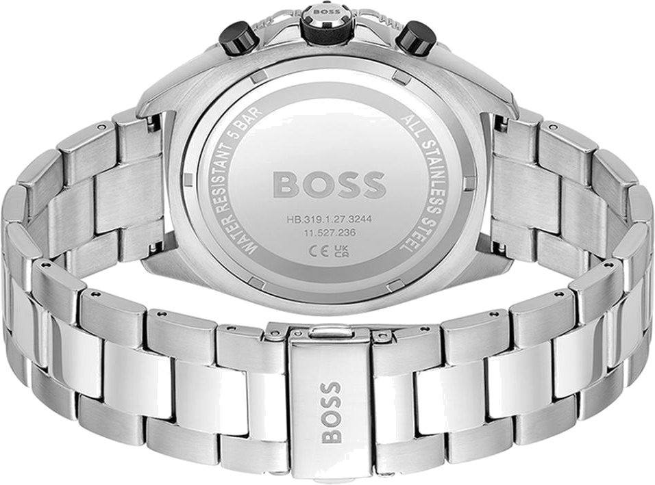 Montre Homme Hugo Boss Energy 1513971 - Cadran Noir Octogonal, Bracelet Acier vue 4