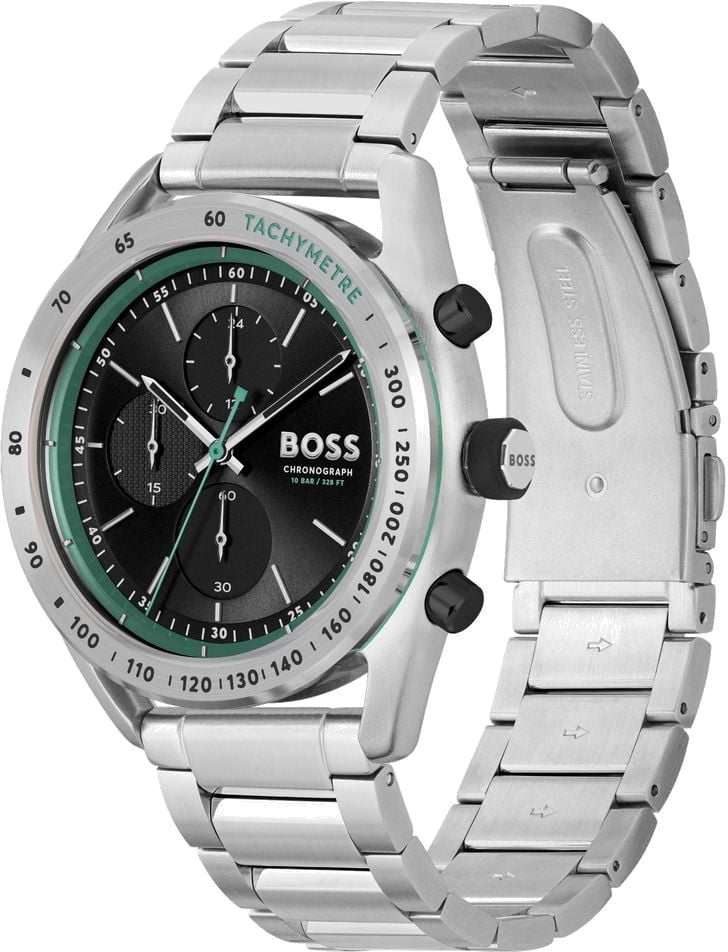 Montre Hugo Boss 1514023 Center Court Acier et Cadran Noir vue 2