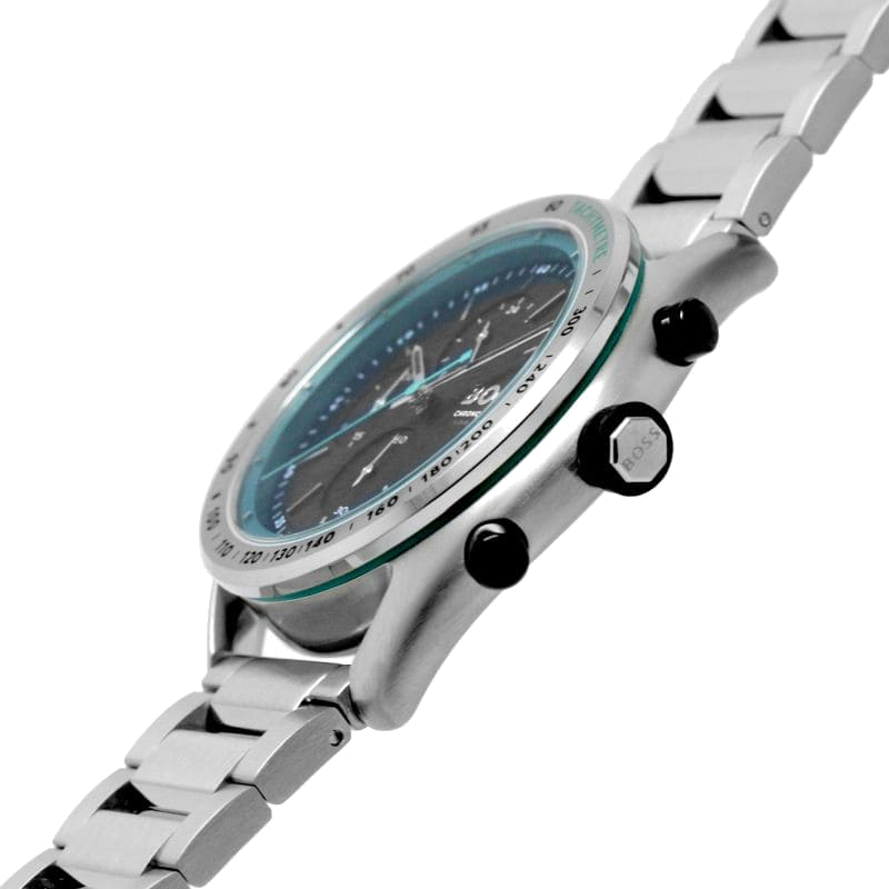 Montre Hugo Boss 1514023 Center Court Acier et Cadran Noir vue 3