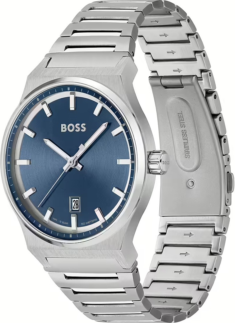 Montre Homme Hugo Boss 1514076 Condor - Cadran Bleu Soleillé & Bracelet Acier vue 2