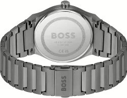 Montre Homme Hugo Boss Candor 1514078 Acier Brossé Noir Cadran Gris Fumé vue 3