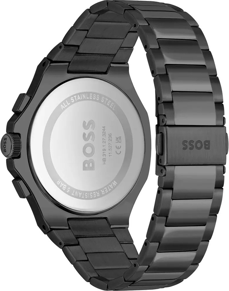 Montre Homme Hugo Boss Taper 1514088 en Acier Inoxydable Noir vue 3