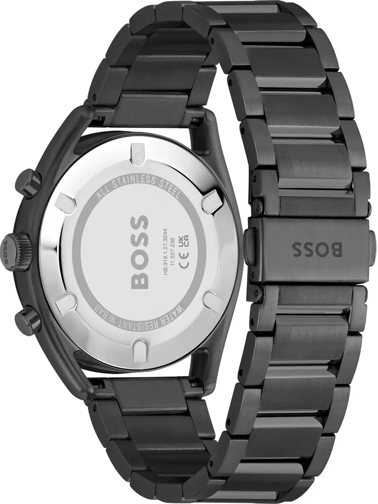 Montre Hugo Boss 1514095 en Acier Noir et Cadran Bronze vue 3