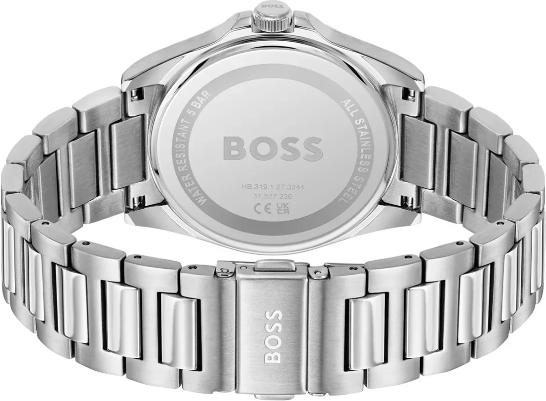 Montre Homme Hugo Boss 1514171 Strike - Cadran Turquoise & Bracelet Acier Argenté vue 3